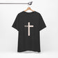 "Tetelestai" Distressed Cross Tee – Faith Worn Boldly