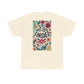 Inspirational Floral Unisex Heavy Cotton Tee - "It Is Finished"