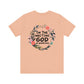 Floral Inspirational Tee - 'In The Waiting God is Working'