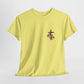 Inspirational Floral Unisex Heavy Cotton Tee - "It Is Finished"