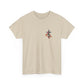 Inspirational Floral Unisex Heavy Cotton Tee - "It Is Finished"