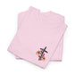 Inspirational Floral Unisex Heavy Cotton Tee - "It Is Finished"