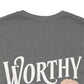 Worthy is the Lamb Floral Unisex Tee - Inspirational Short Sleeve Shirt