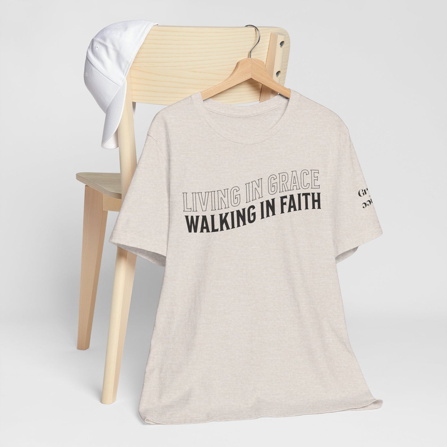 Living in Grace, Walking in Faith T-Shirt