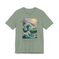 Ocean Wave Inspirational Unisex Jersey Tee - Deep Calls Unto Deep