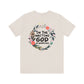 Floral Inspirational Tee - 'In The Waiting God is Working'