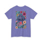 Inspirational Floral Unisex Heavy Cotton Tee - "It Is Finished"