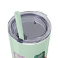 Floral Inspirational Skinny Tumbler with Straw - 20oz - Perfect for Gifts & Daily Use