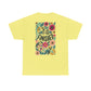Inspirational Floral Unisex Heavy Cotton Tee - "It Is Finished"