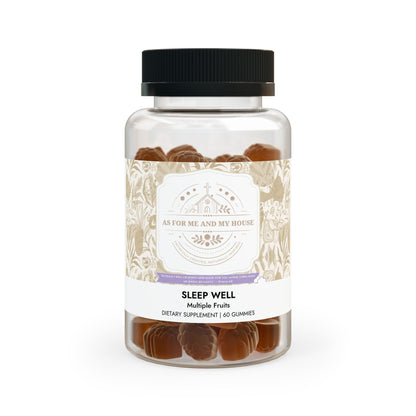 Sleep Well Gummies: Restful, Restorative, & Revitalizing (60 Gummies)