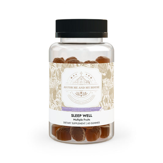 Sleep Well Gummies: Restful, Restorative, & Revitalizing (60 Gummies)