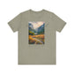 "Fear No Evil" Christian Tee | Psalm 23:4 Inspirational Shirt | Faith-Based Landscape Graphic Tee