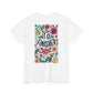 Inspirational Floral Unisex Heavy Cotton Tee - "It Is Finished"