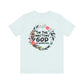 Floral Inspirational Tee - 'In The Waiting God is Working'