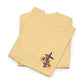 Inspirational Floral Unisex Heavy Cotton Tee - "It Is Finished"