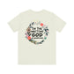 Floral Inspirational Tee - 'In The Waiting God is Working'