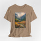 "Fear No Evil" Christian Tee | Psalm 23:4 Inspirational Shirt | Faith-Based Landscape Graphic Tee