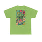 Inspirational Floral Unisex Heavy Cotton Tee - "It Is Finished"