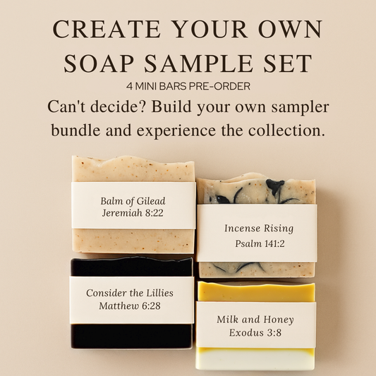 Create Your Own Soap Sample Set — 4 Mini Bars (Pre-Order)