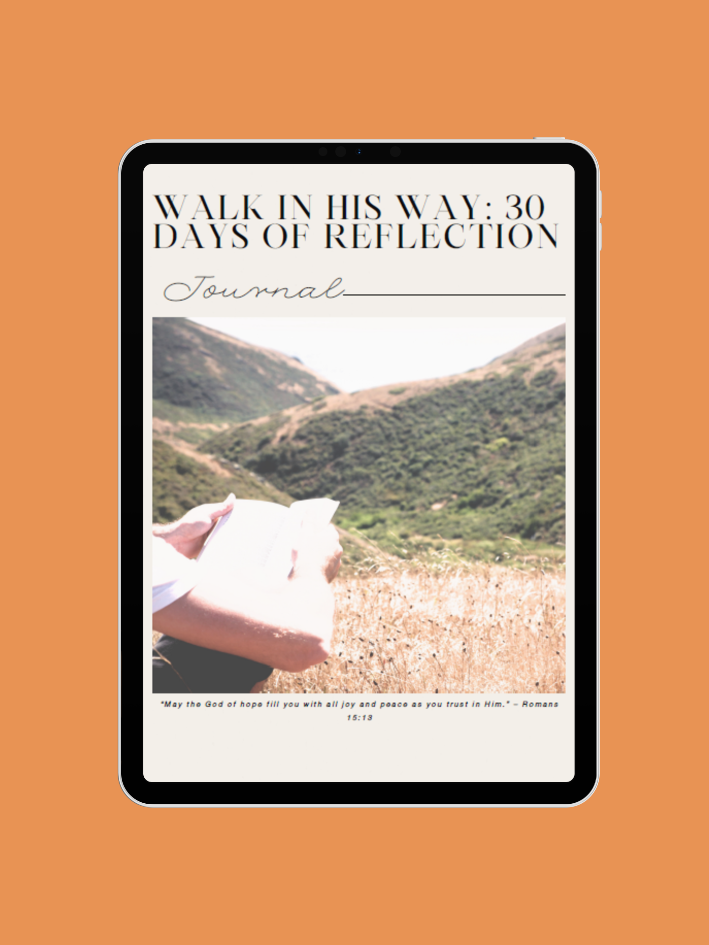 Walk in His Way: 30 Days of Reflection